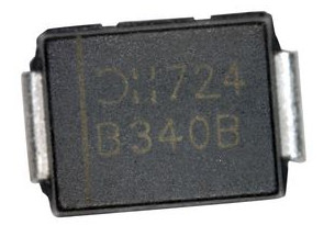 B340B-13-F Schottky Barrier Rectifier Diode 40V 3A 2 Pin SMB T/R