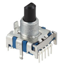 SRBV181004 SMD DIP Switch , ALPS Rotary Switch SP8T 8 Flatted Shaft PC Pins 0.3A 16VDC