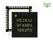 NRF52832-QFAA-R Nordic Semiconductor Nrf52832 Bluetooth v4.0 2Mbps 3V 48-Pin