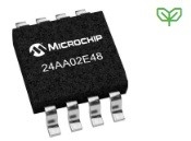 24AA02E48-I/SN MICROCHIP EEPROM Serial-2Wire 2K-bit 256 x 8 1.8V/2.5V/3.3V/5V 8-Pin SOIC N Tube