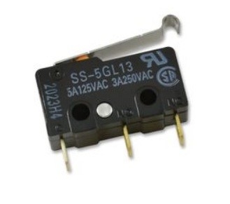 SS-5GL13 SMD DIP Switch Snap Action SPDT Simulated Hinge Lever 5A 250VAC