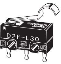 D2F-01L30-D3 Snap Action SMD DIP Switch SPDT Simulated Roller Lever 0.1A 30VDC