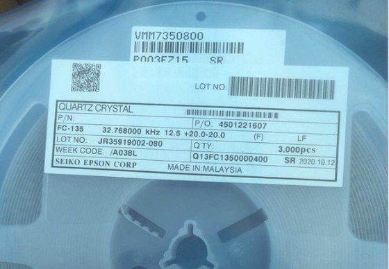 Q13FC1350000400 EPSON 32768 Khz Crystal 20ppm Tol 12.5pF 2 Pin