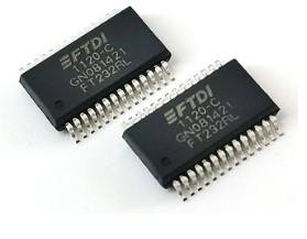 FT232RL FTDI USB-to-UART 1-CH 256byte FIFO 5V 28-Pin SSOP