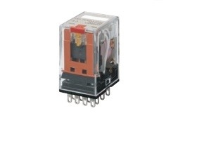 Het Relaiscontactdoos 2 Spelddin Spoor 2250V Ac van pyfz-08-e OMRON met Miniatuurmachtsrelais